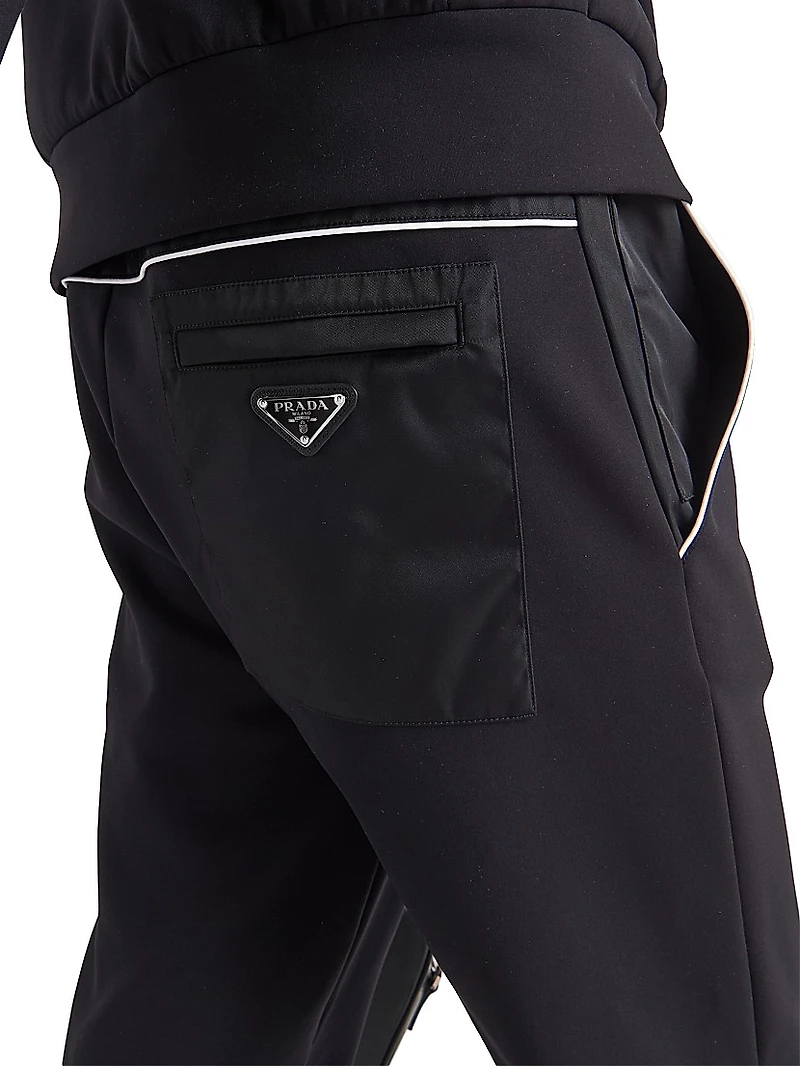 Sweatpants With Re-Nylon Details