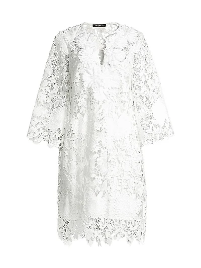 Hannah Sequined Lace Shift Dress