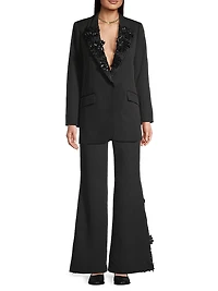 Cleo Floral Applique Jacket