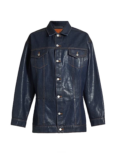 Webster Rigid Denim Trucker Minidress