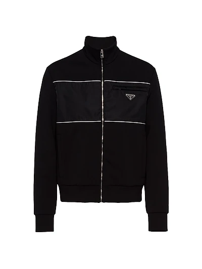 Sweatshirt With Re-Nylon Details