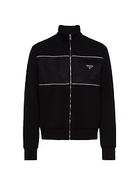 Sweatshirt With Re-Nylon Details