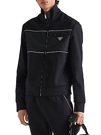 Sweatshirt With Re-Nylon Details