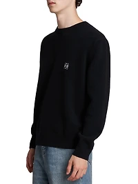 Logo Wool Crewneck Sweater