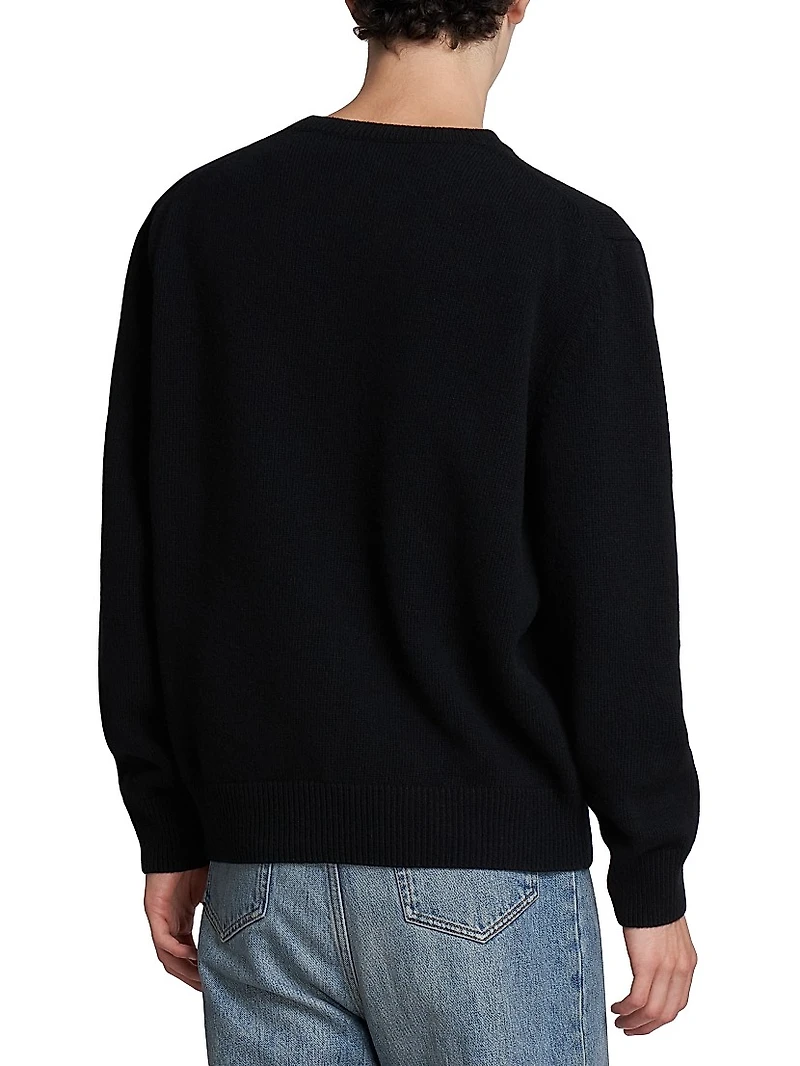Logo Wool Crewneck Sweater