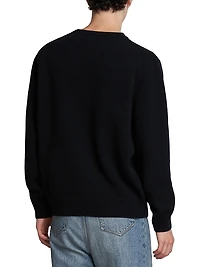 Logo Wool Crewneck Sweater