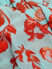 Elle Floral Peplum Blouse