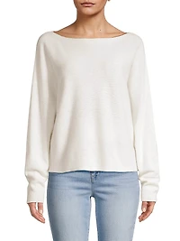 Yangon Cashmere Boatneck Sweater