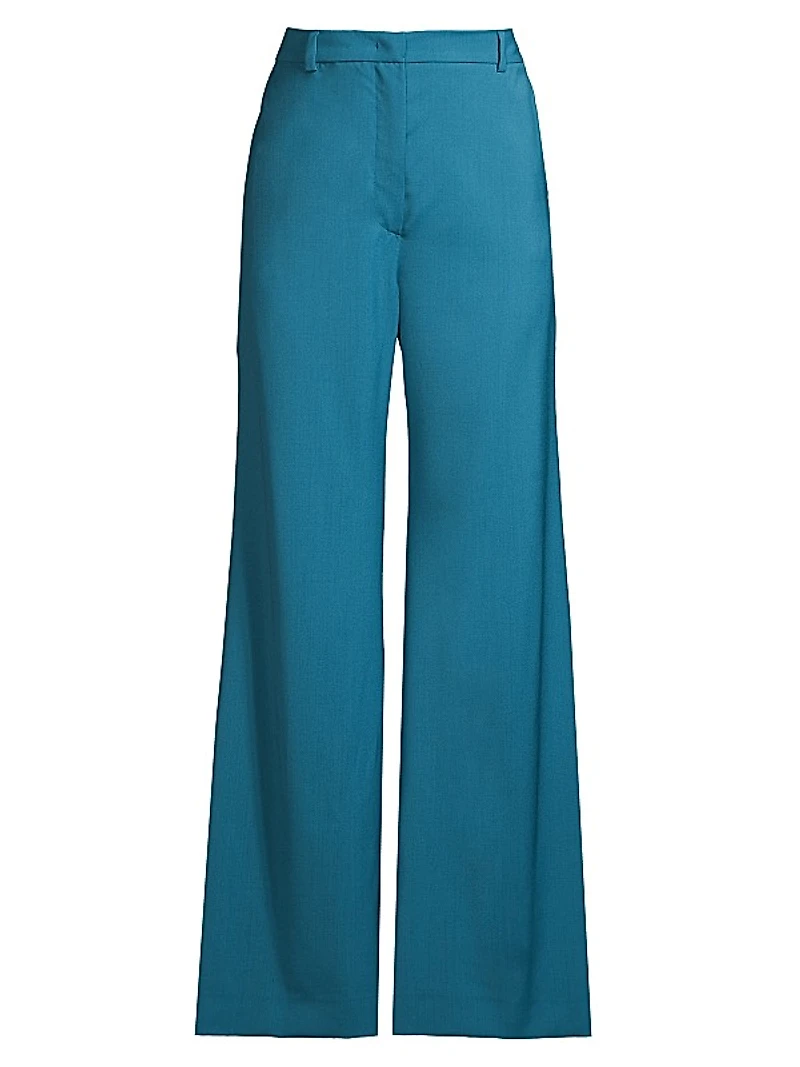 Sonale Wool Wide-Leg Trousers