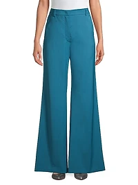 Sonale Wool Wide-Leg Trousers
