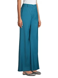 Sonale Wool Wide-Leg Trousers