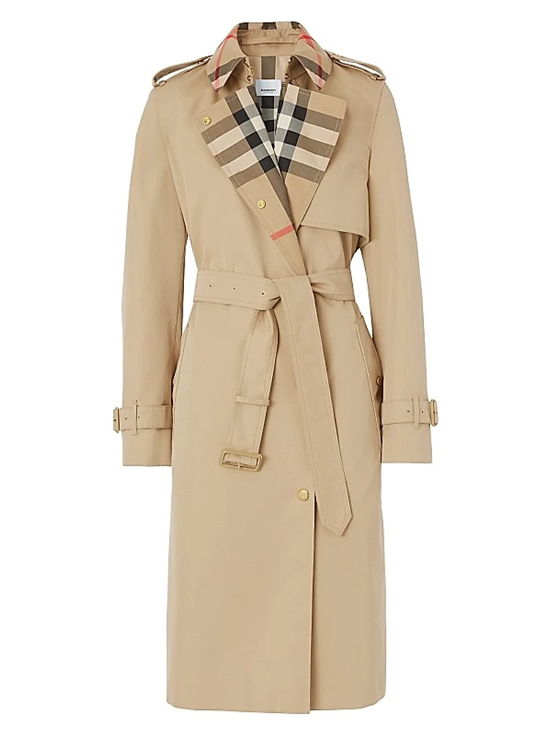 Sandridge Gabardine Cotton Trench Coat
