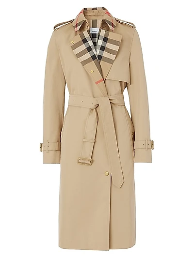 Sandridge Gabardine Cotton Trench Coat