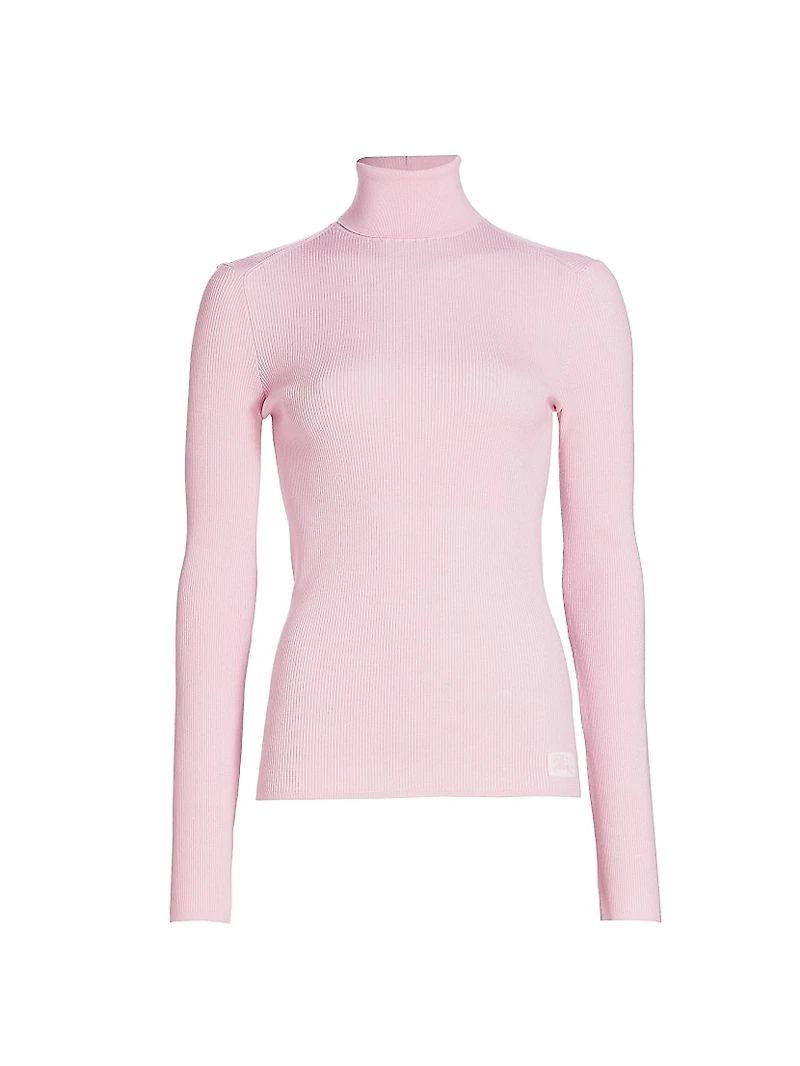 Wool-Blend Turtleneck Sweater