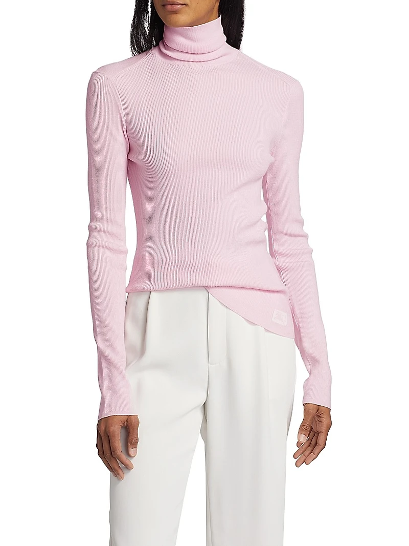 Wool-Blend Turtleneck Sweater