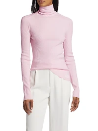 Wool-Blend Turtleneck Sweater