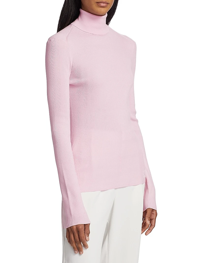 Wool-Blend Turtleneck Sweater