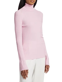 Wool-Blend Turtleneck Sweater