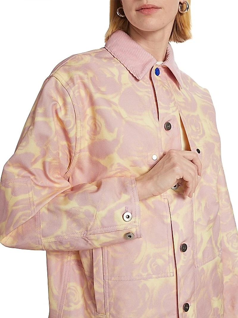 Printed Cotton Canvas Jacket