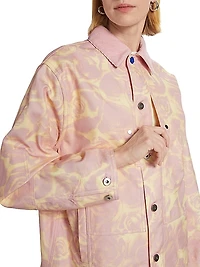 Printed Cotton Canvas Jacket