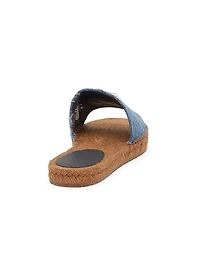 Denim DG Espadrille Slides