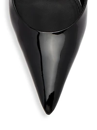 60MM Leather Slingback Pumps