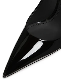 101MM Patent Leather Slingback Pumps