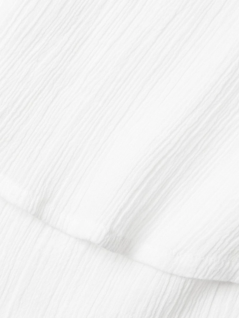 Michelle Crinkled Cotton Shirt