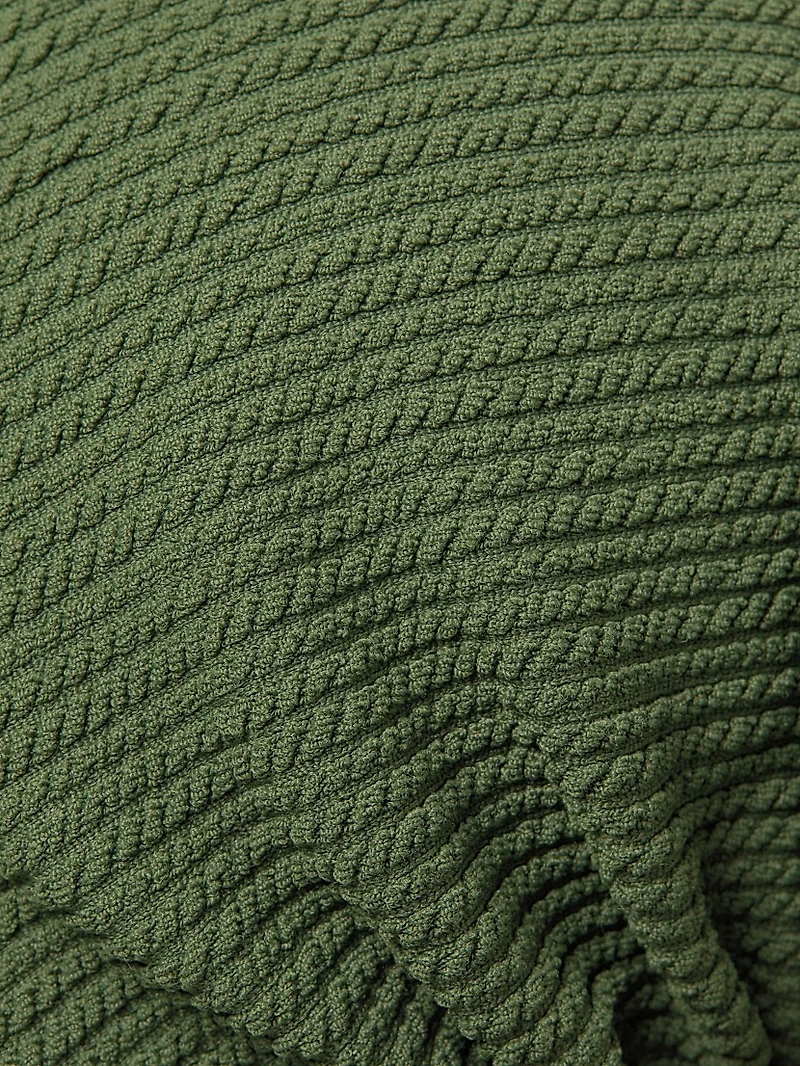 Cindy Bandeau U-Ring Textured Bikini Top