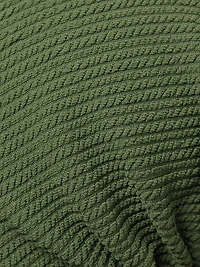 Cindy Bandeau U-Ring Textured Bikini Top