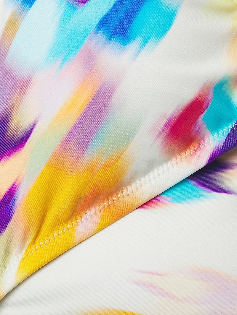 Allison Printed Triangle Bikini Top