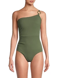 Kara O-Ring One-Piece Swimsuit