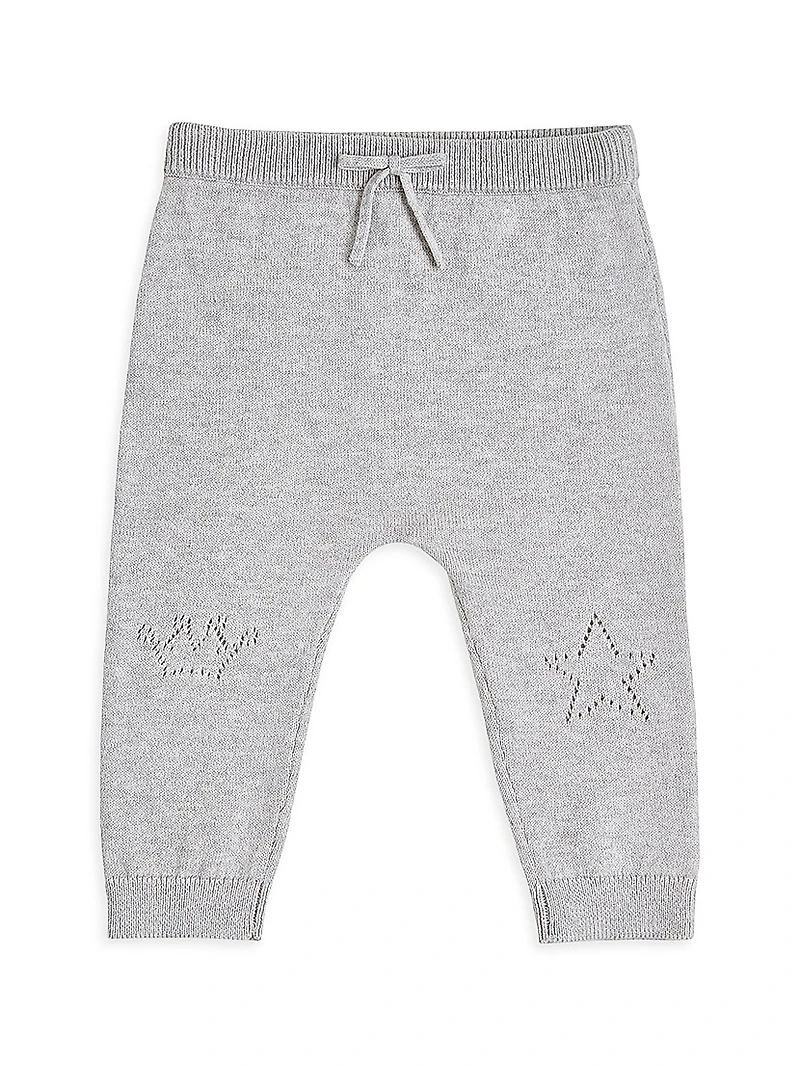 Baby Girl's Pointelle Star Knit Set