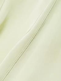 Satin Tie-Waist Sleeveless Midi-Dress