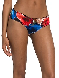 Floral Silk-Blend Panty