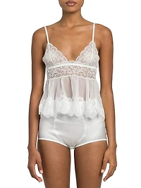 Lace Peplum Tank