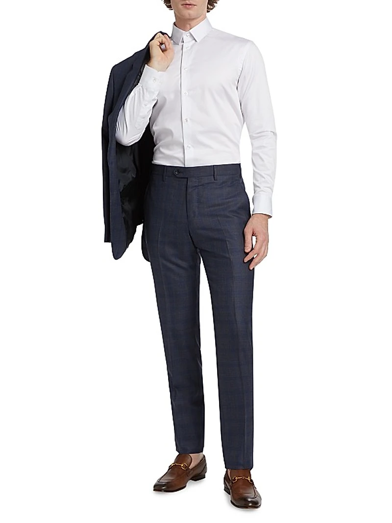 Cotton Button-Front Shirt