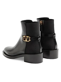 VLogo Signature Calfskin Ankle Boots 30 MM