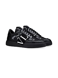 Low-Top Calfskin VL7N Sneakers With Bands