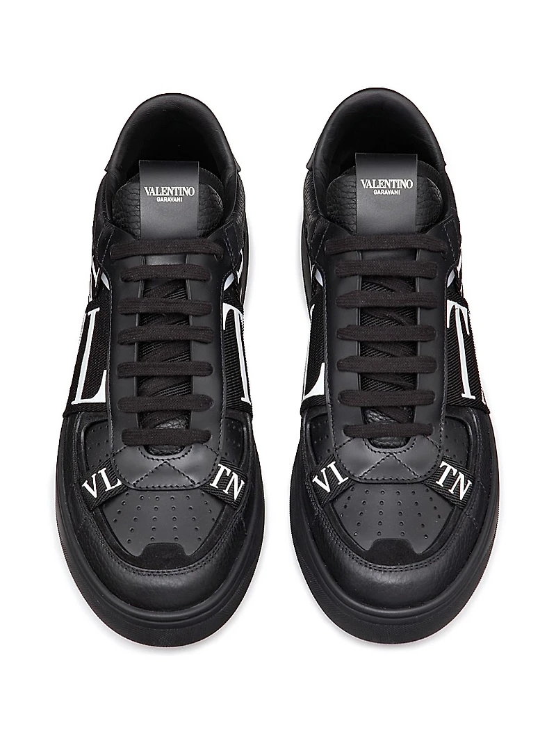 Low-Top Calfskin VL7N Sneakers With Bands
