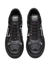 Low-Top Calfskin VL7N Sneakers With Bands