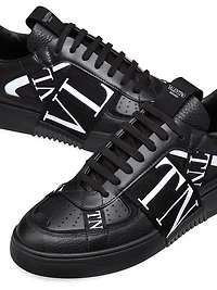 Low-Top Calfskin VL7N Sneakers With Bands