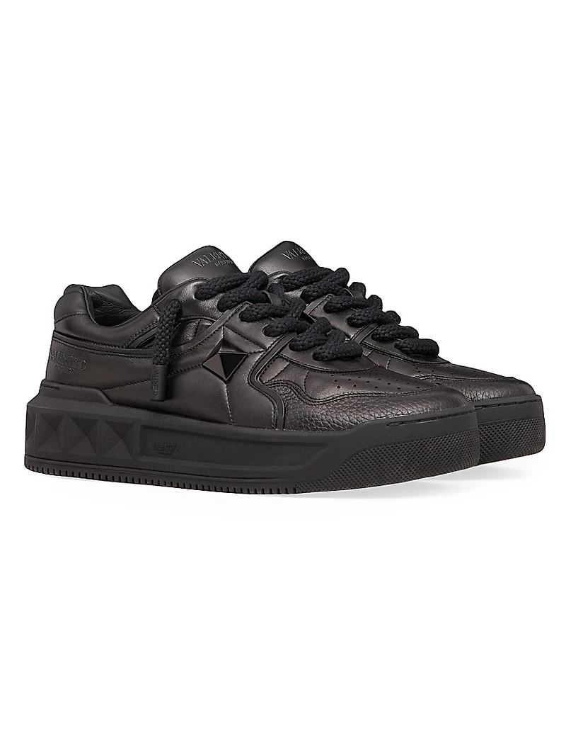 One Stud XL Nappa Leather Low Top Sneakers