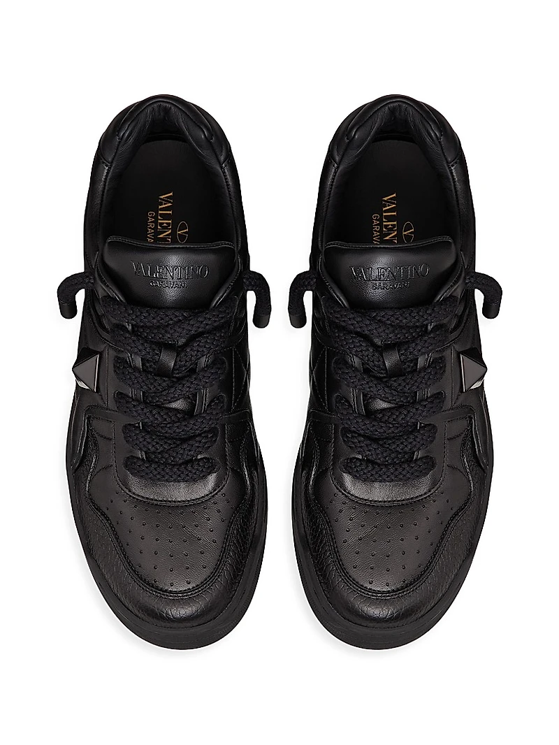 One Stud XL Nappa Leather Low Top Sneakers