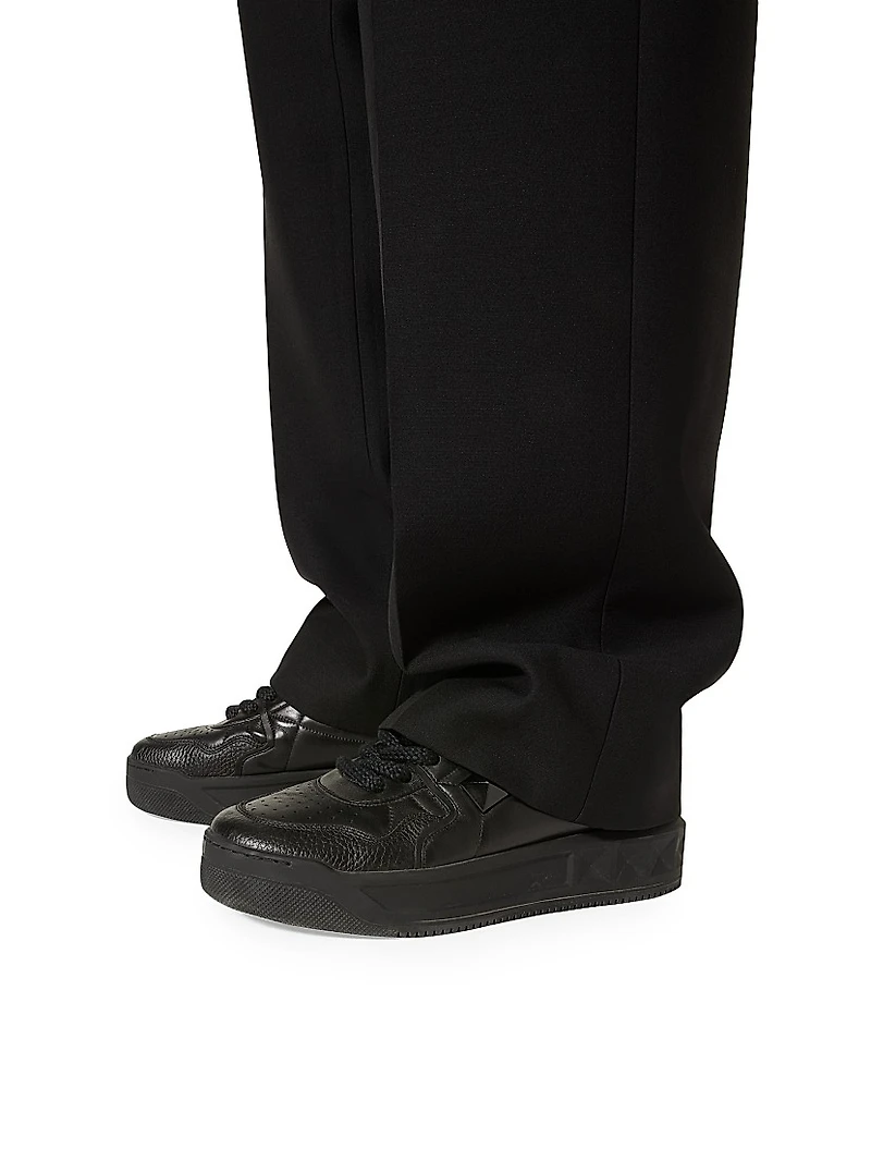 One Stud XL Nappa Leather Low Top Sneakers