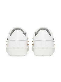 Calfskin Rockstud Untitled Sneakers