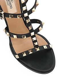 Rockstud Ankle Strap Sandals 90 MM