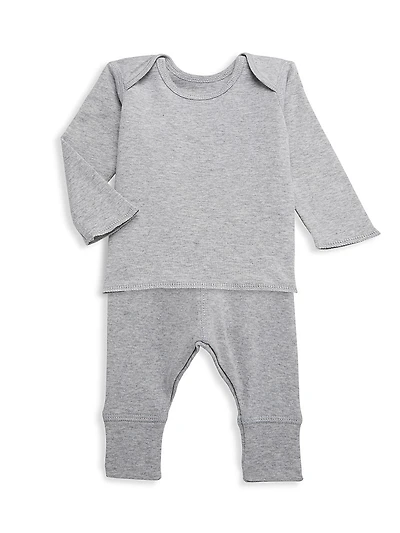 Baby's & Little Kid's Cotton Long-Sleeve T-Shirt Joggers Set