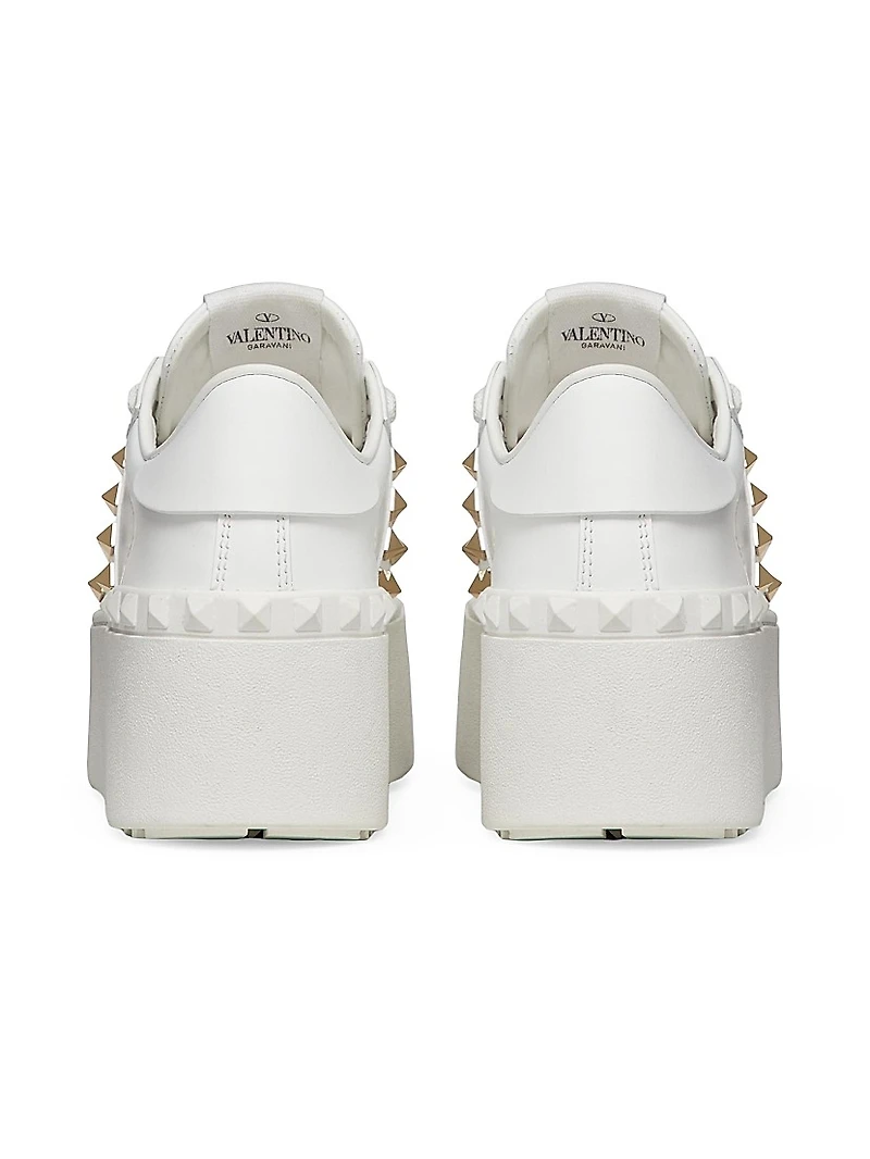 Flatform Rockstud Untitled Sneakers Calfskin