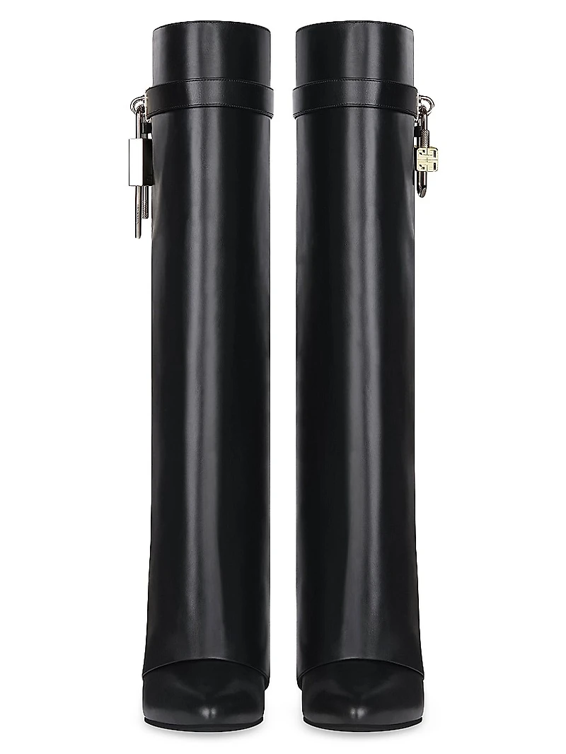 Shark Lock Boots Leather